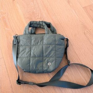 lululemon athletica Quilted Olive Tote Bag